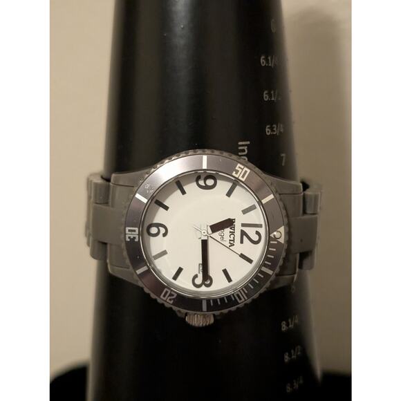 Invicta Angel Lady Swiss Quartz 30 M Water Resistant Model 1213 Dark Gray Watch - Picture 9 of 12